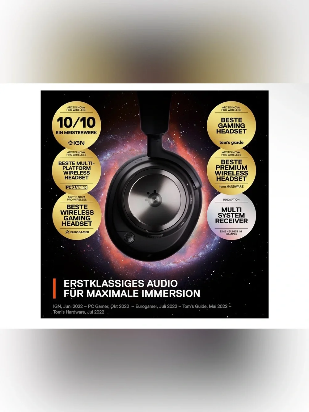SteelSeries Arctis Nova Pro WIRELESS Over-Ear Gaming Headset - NEW SEALED